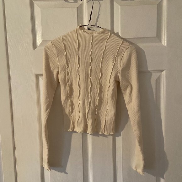 Zara longsleeve textured top - Picture 1 of 3